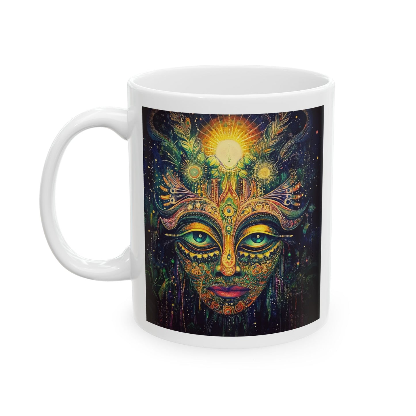Ayahuasca Cosmic Ceramic Mug - 15oz