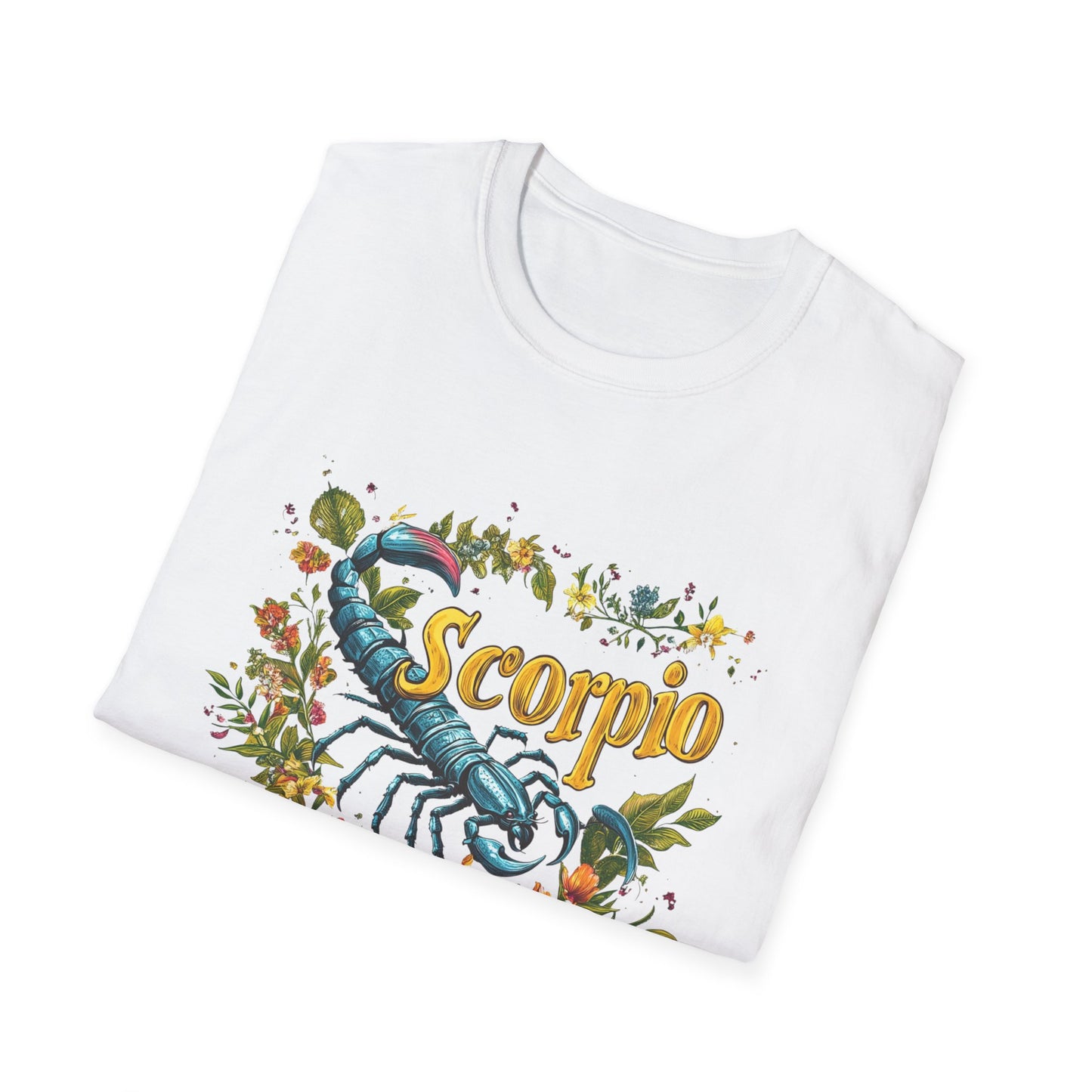 Scorpio Unisex Softstyle T-Shirt | Zodiac Gift, Astrology Tee, Horoscope Shirt, Birthday Present, Star Sign Apparel