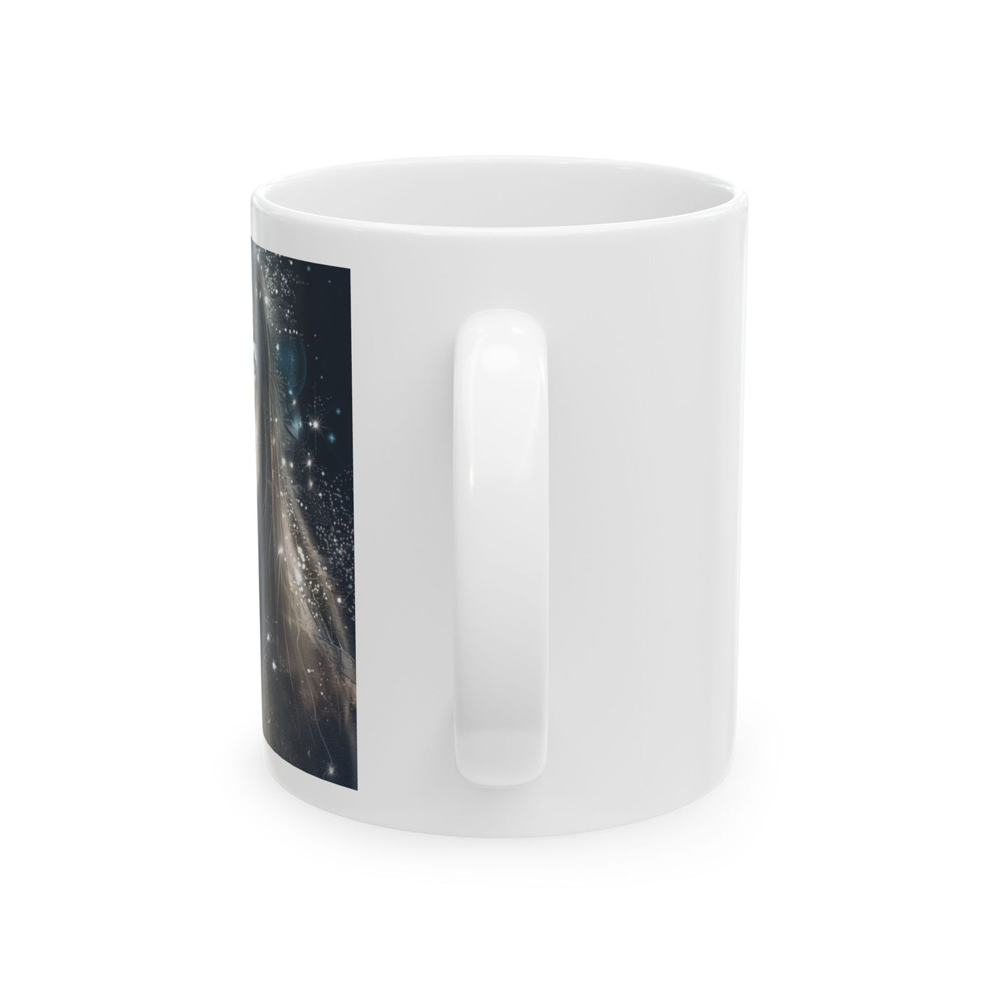 Cosmic Dreamer Ceramic Mug – Perfect for Coffee Lovers, witchy, third eye, pineal gland,