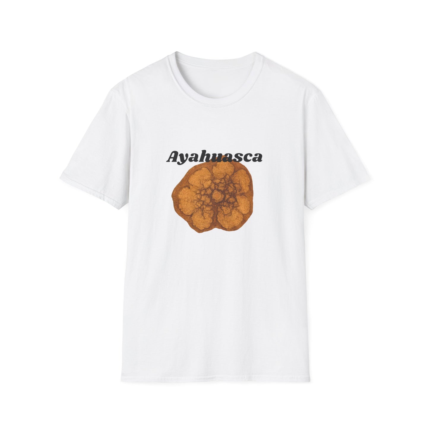 Ayahuasca plant medicine t-shirt featuring a striking design with an artistic representation