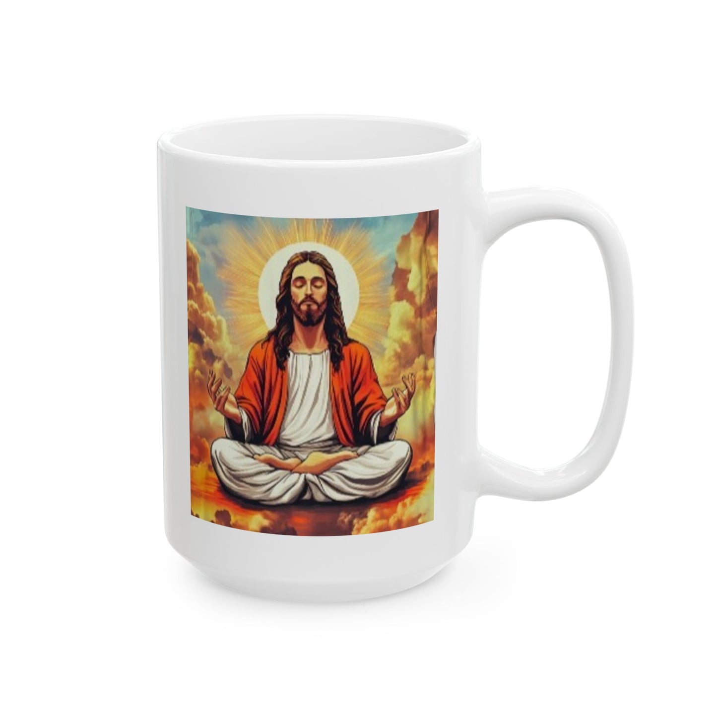 Meditating Jesus Christ  Mug 11oz & 15oz