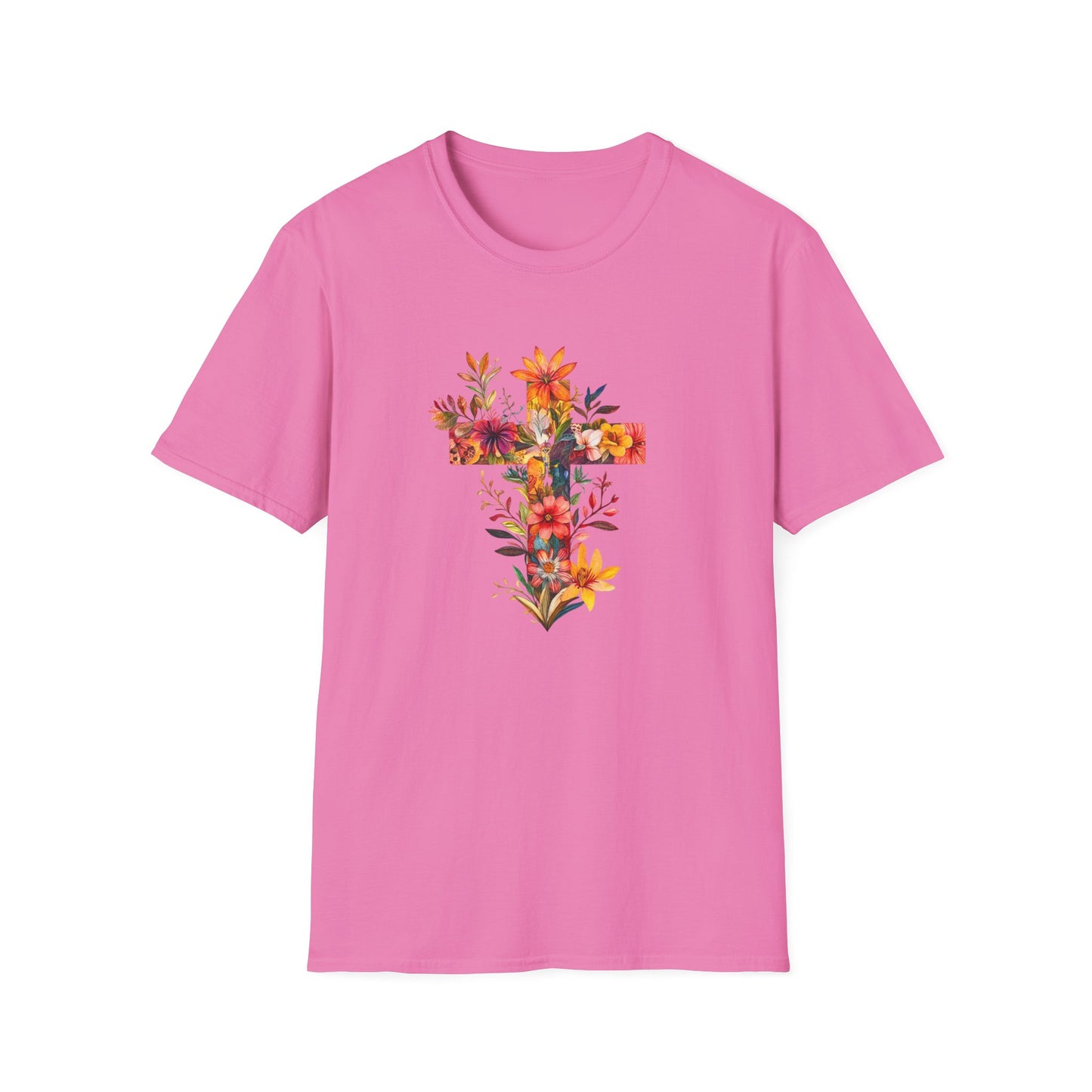 Floral Cross T-Shirt