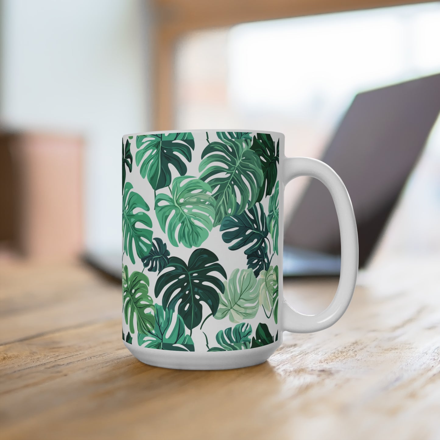 Tropical Monstera Plant Mug