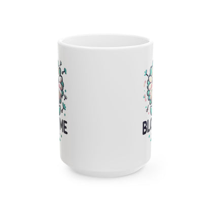 Blow me Dandelion Blooming Love Ceramic Mug - Perfect Gift for Coffee Lovers, birthday, funny, humor cup