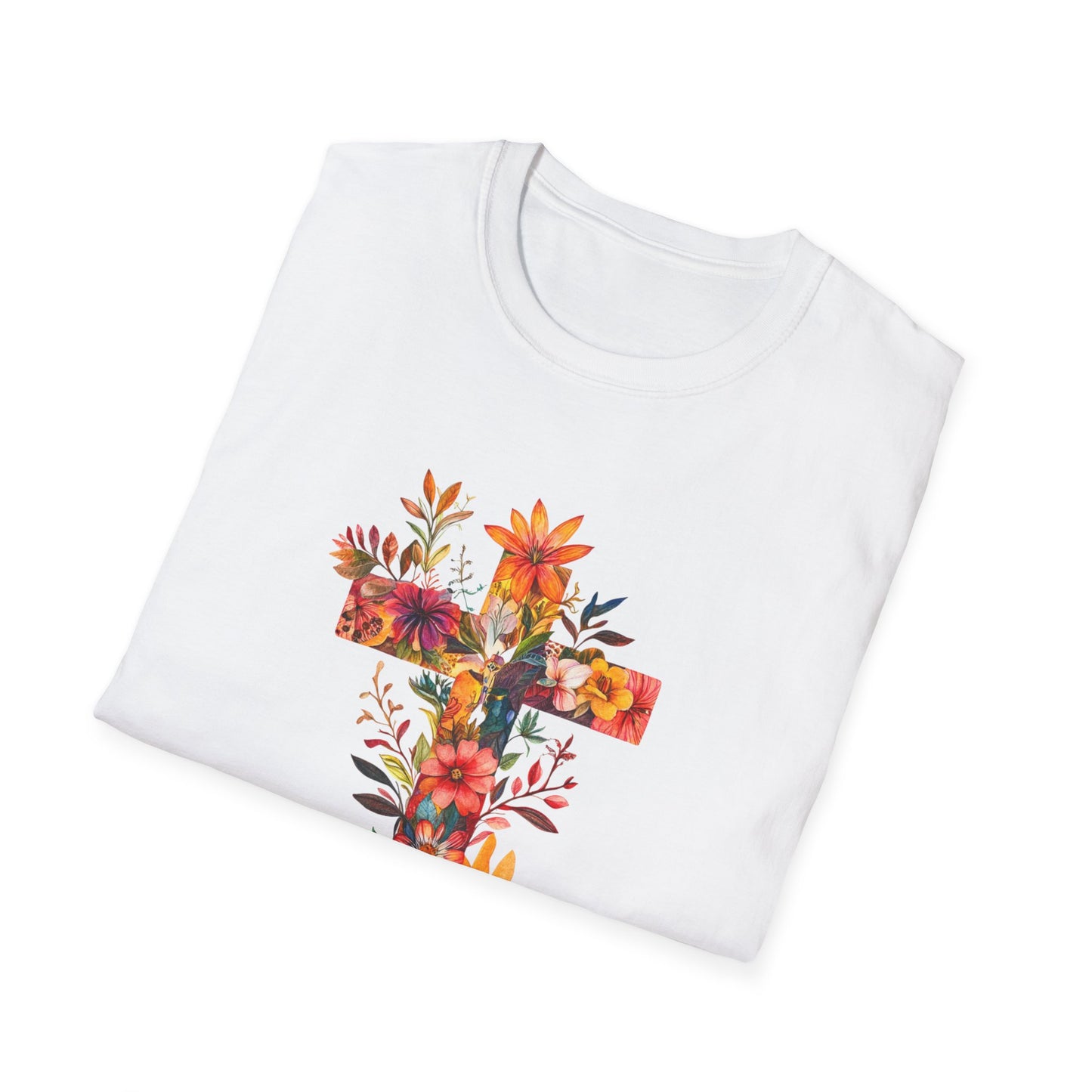 Floral Cross T-Shirt