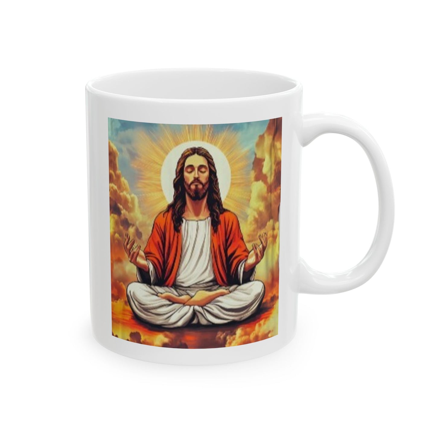 Meditating Jesus Christ  Mug 11oz & 15oz