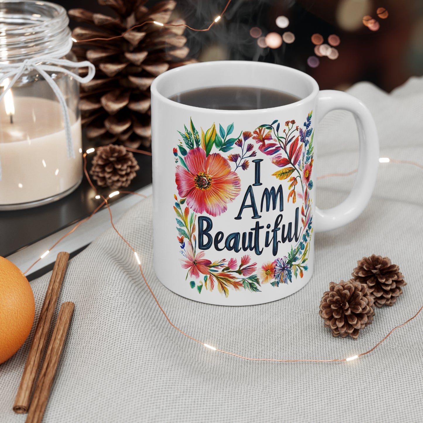 I AM Beautiful Affirmation Mug