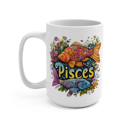Zodiac Pisces Mug 15oz