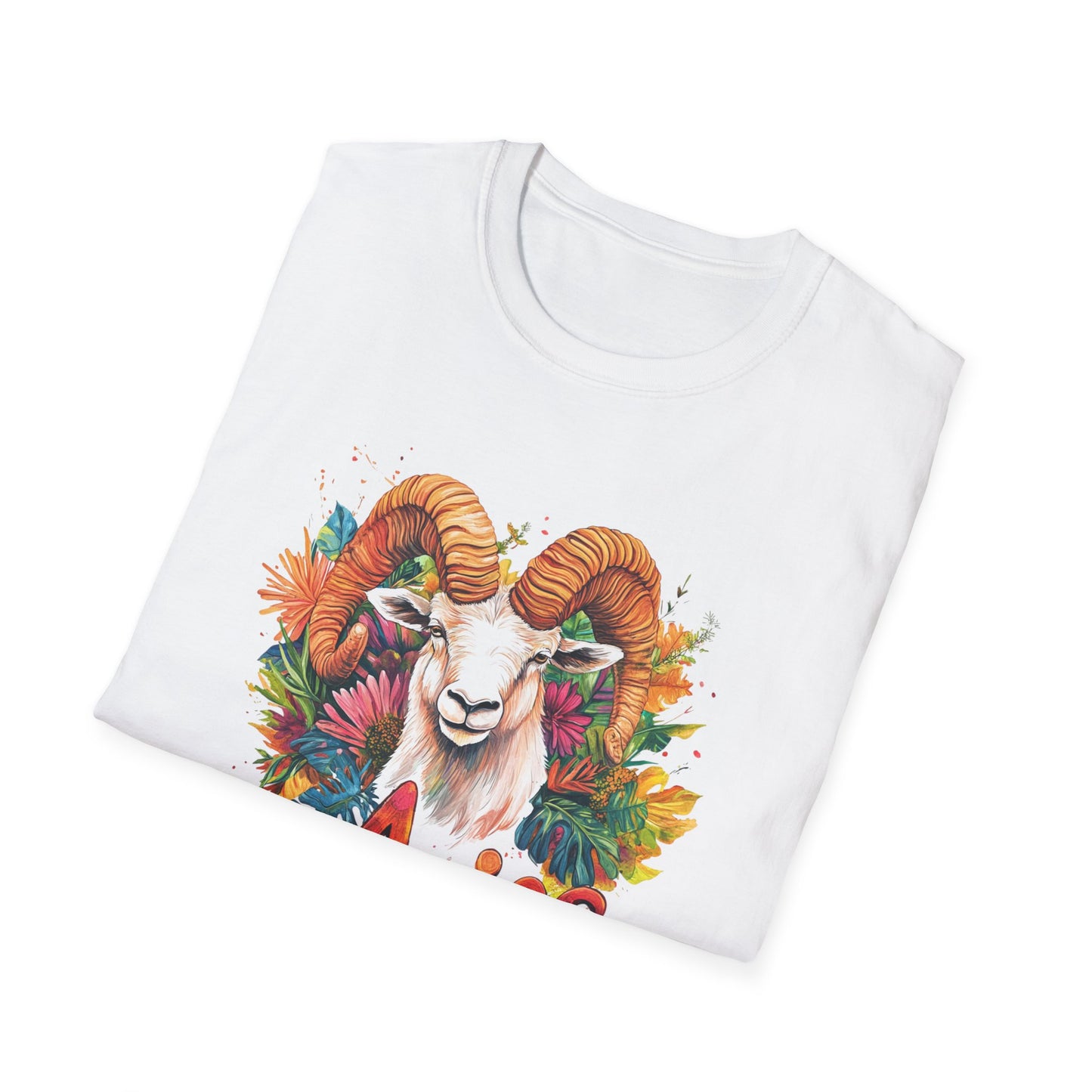 Aries Zodiac Softstyle T-Shirt, Astrology Shirt, Gifts for Aries, Unisex Tee, Horoscope Apparel