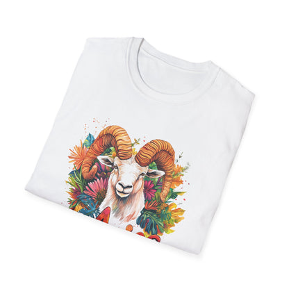 Aries Zodiac Softstyle T-Shirt, Astrology Shirt, Gifts for Aries, Unisex Tee, Horoscope Apparel