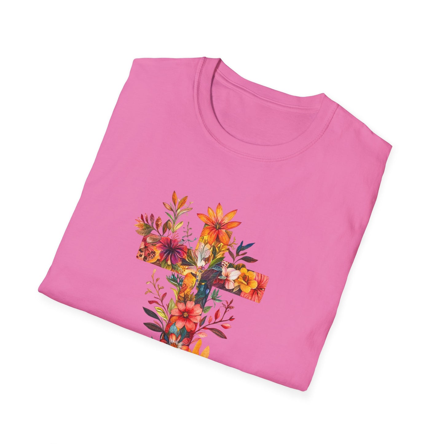 Floral Cross T-Shirt