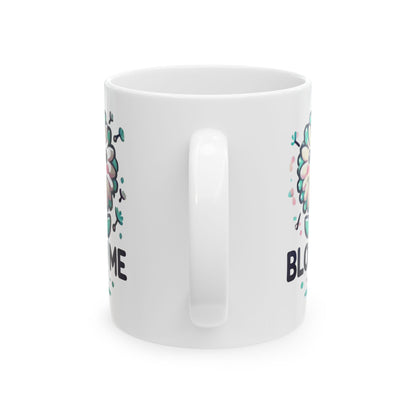Blow me Dandelion Blooming Love Ceramic Mug - Perfect Gift for Coffee Lovers, birthday, funny, humor cup