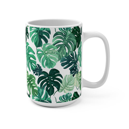 Tropical Monstera Plant Mug