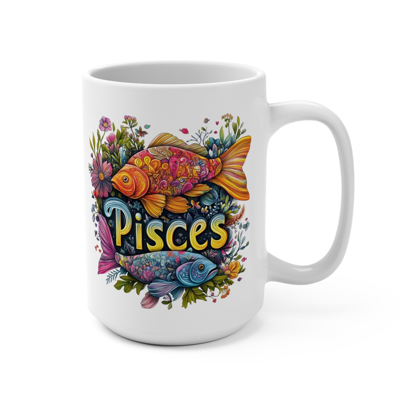 Zodiac Pisces Mug 15oz