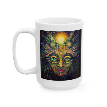 Ayahuasca Cosmic Ceramic Mug - 15oz