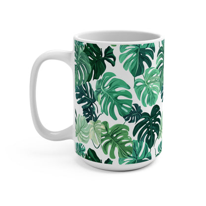 Tropical Monstera Plant Mug
