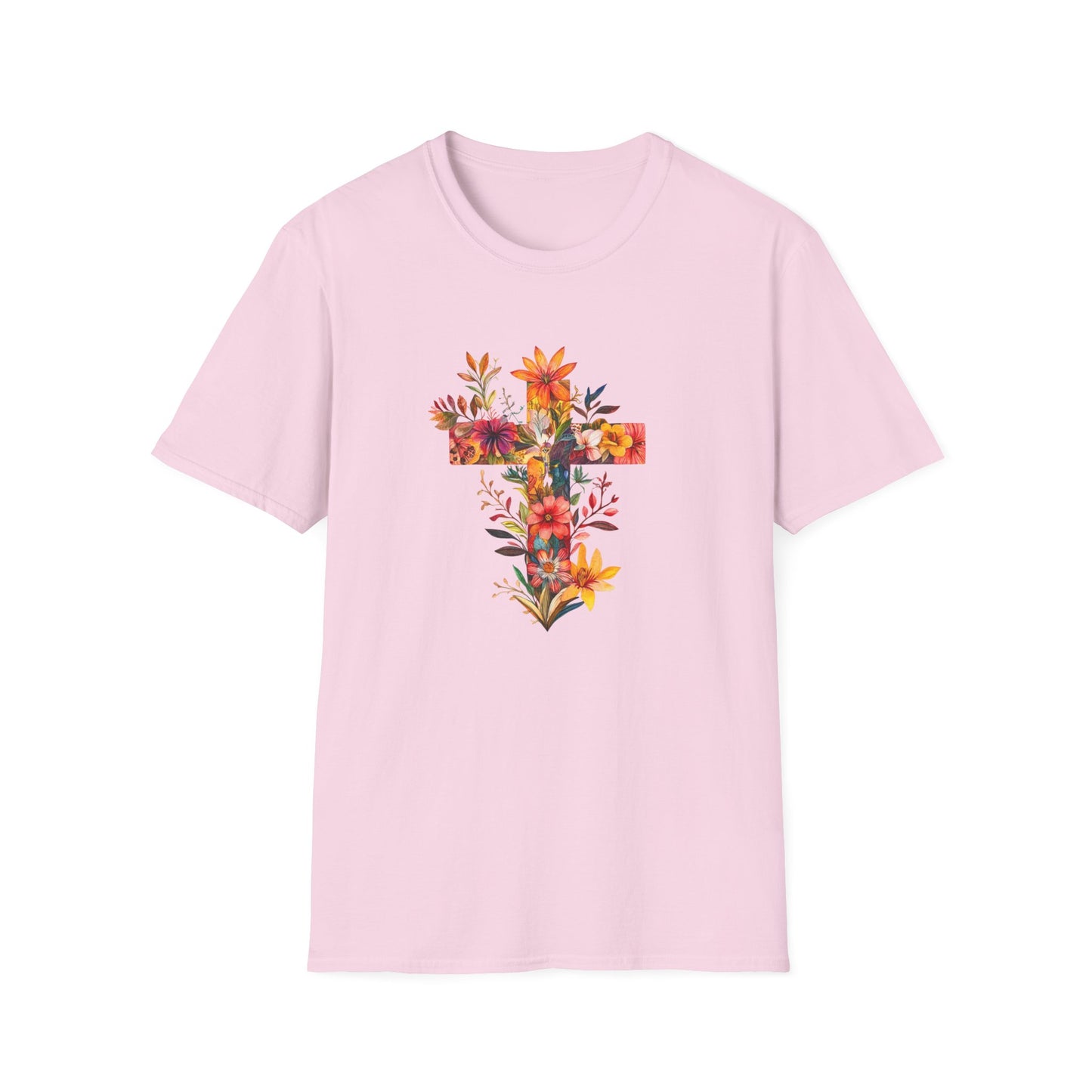 Floral Cross T-Shirt