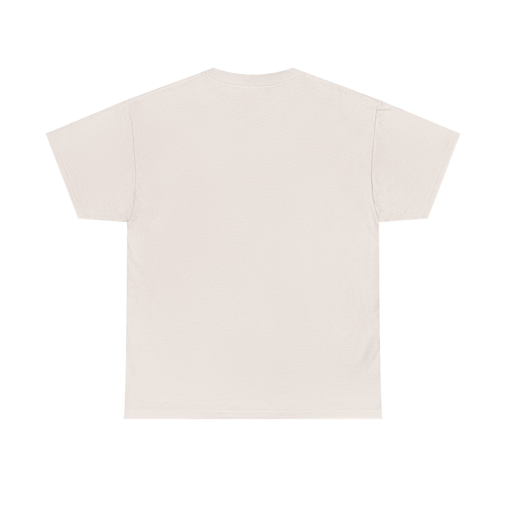 Back view of the Love is Everything T-Shirt in soft, neutral color designed for casual wear
