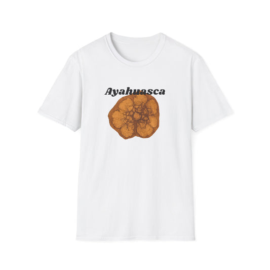 Ayahuasca Plant Medicine Unisex Softstyle T-Shirt, Spiritual, yoga, manifesting, consciousness, gift, birthday, ceremony,