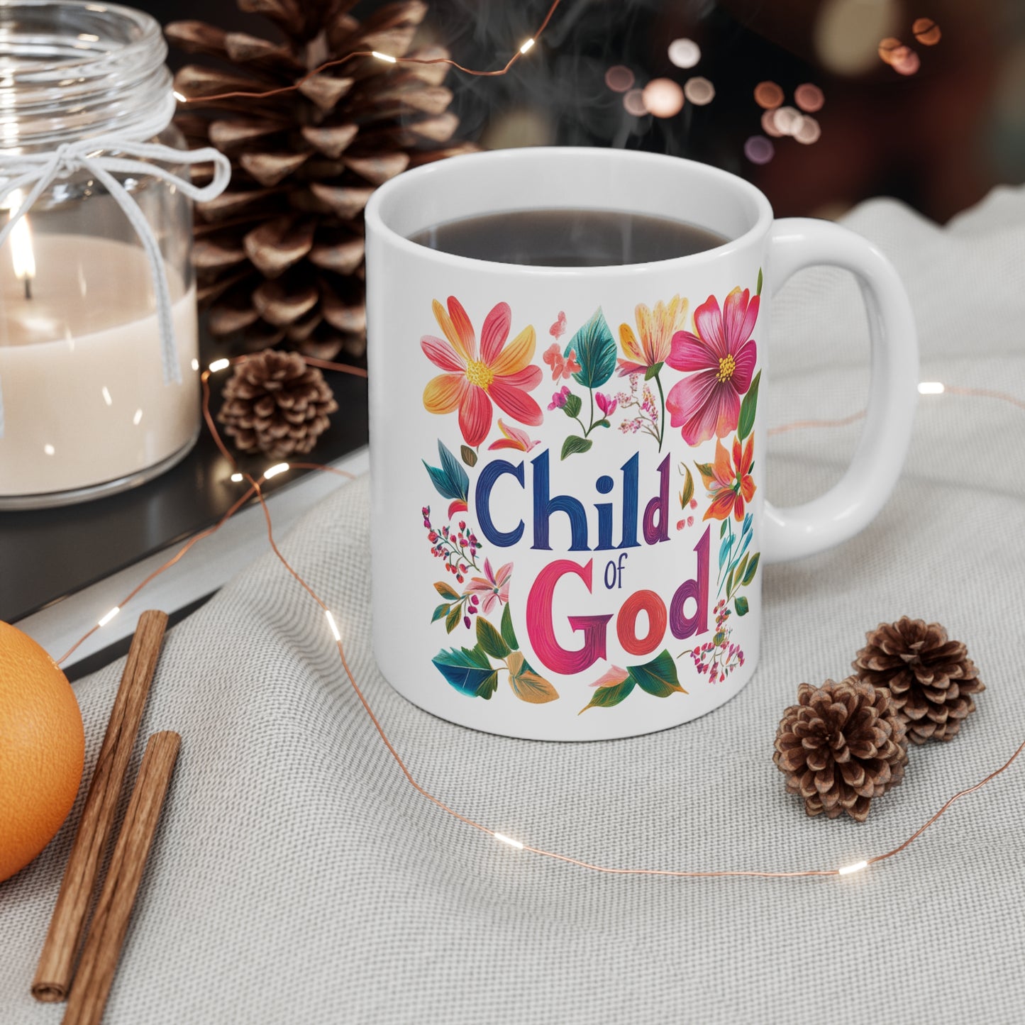 Floral Child of God Mug