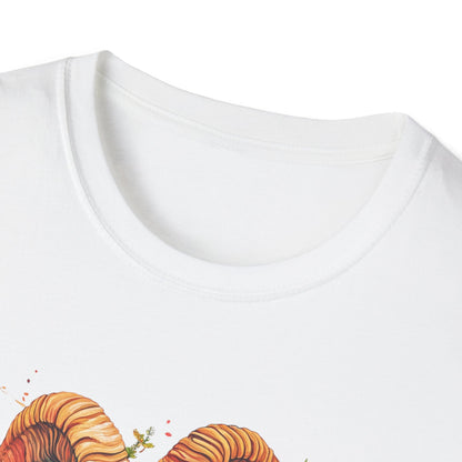 Aries Zodiac Softstyle T-Shirt, Astrology Shirt, Gifts for Aries, Unisex Tee, Horoscope Apparel