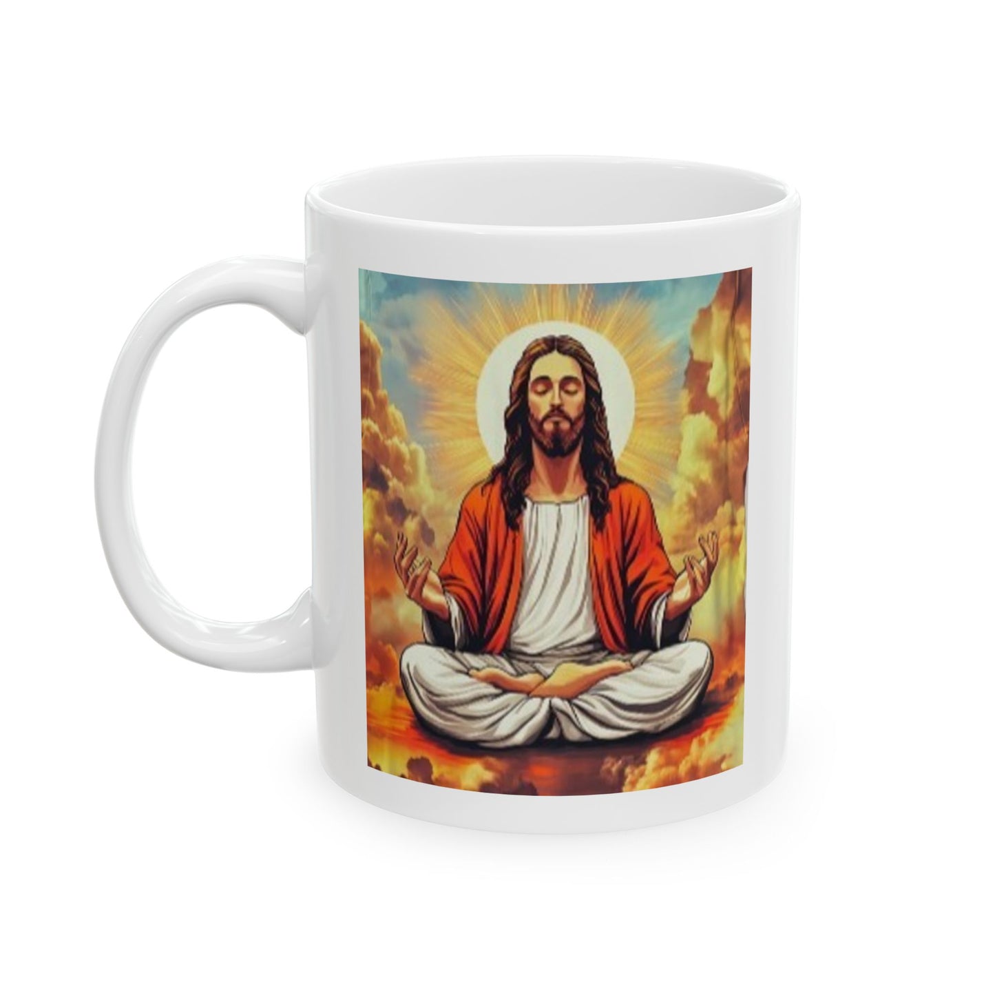 Meditating Jesus Christ  Mug 11oz & 15oz