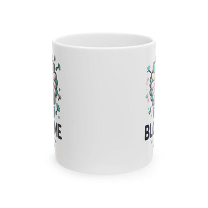 Blow me Dandelion Blooming Love Ceramic Mug - Perfect Gift for Coffee Lovers, birthday, funny, humor cup