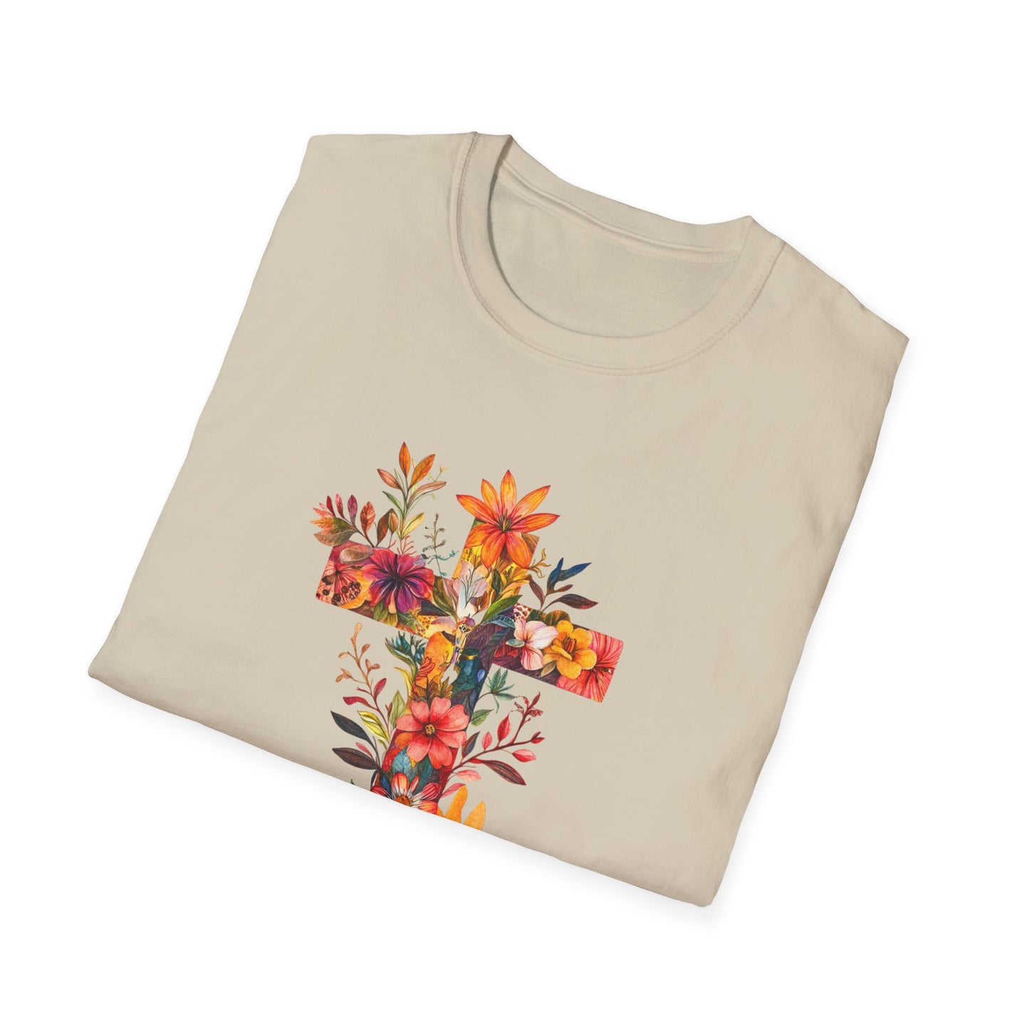 Floral Cross T-Shirt