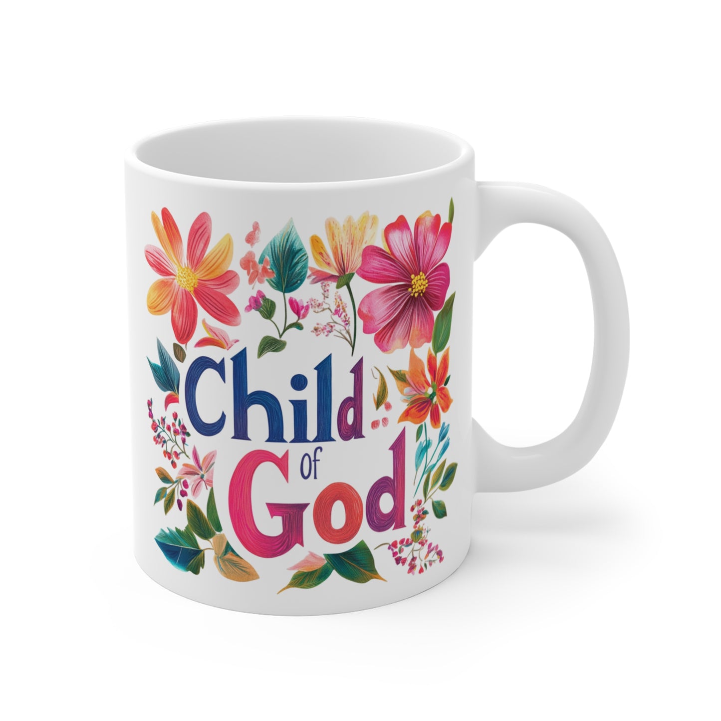 Floral Child of God Mug