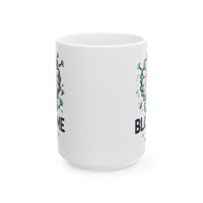 Blow me Dandelion Blooming Love Ceramic Mug - Perfect Gift for Coffee Lovers, birthday, funny, humor cup