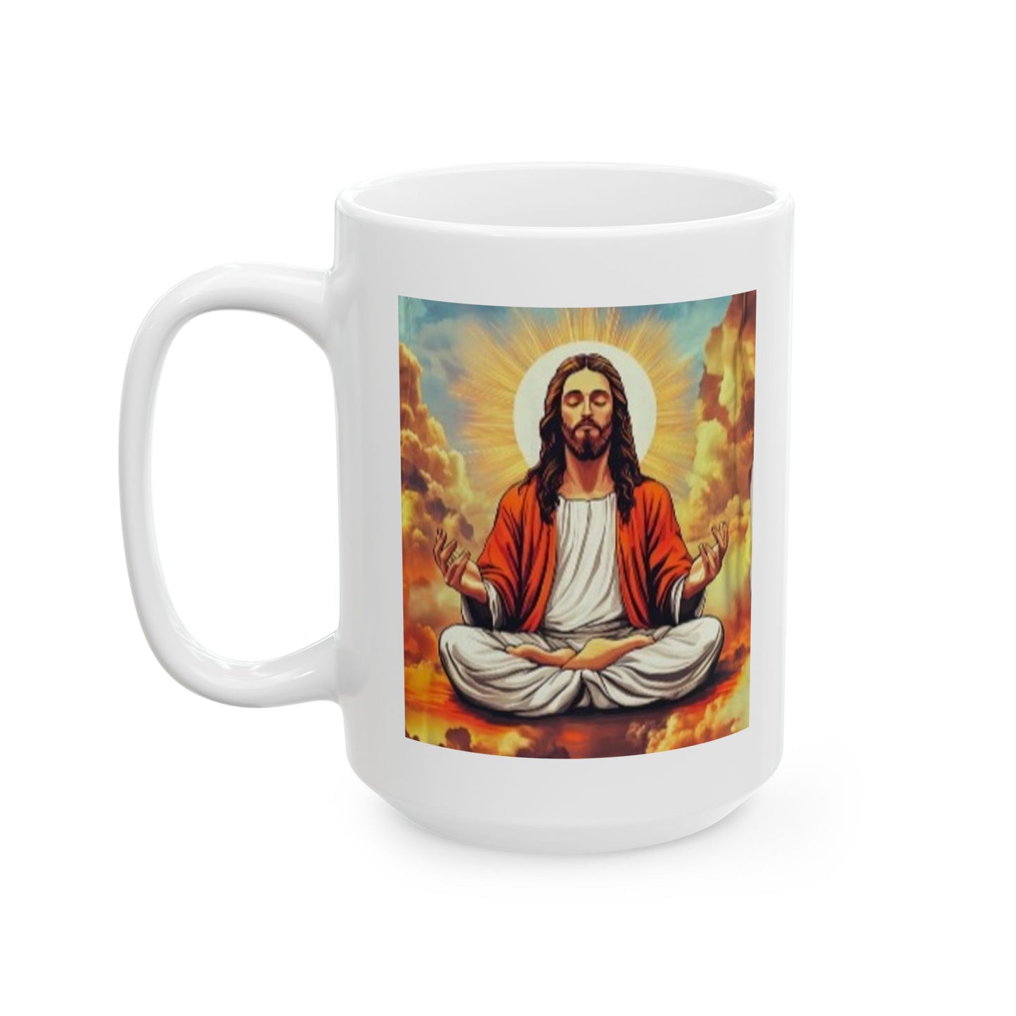 Meditating Jesus Christ  Mug 11oz & 15oz