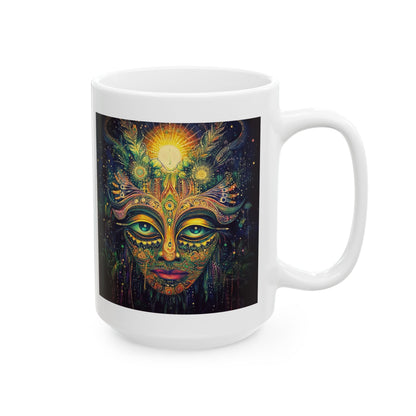 Ayahuasca Cosmic Ceramic Mug - 15oz