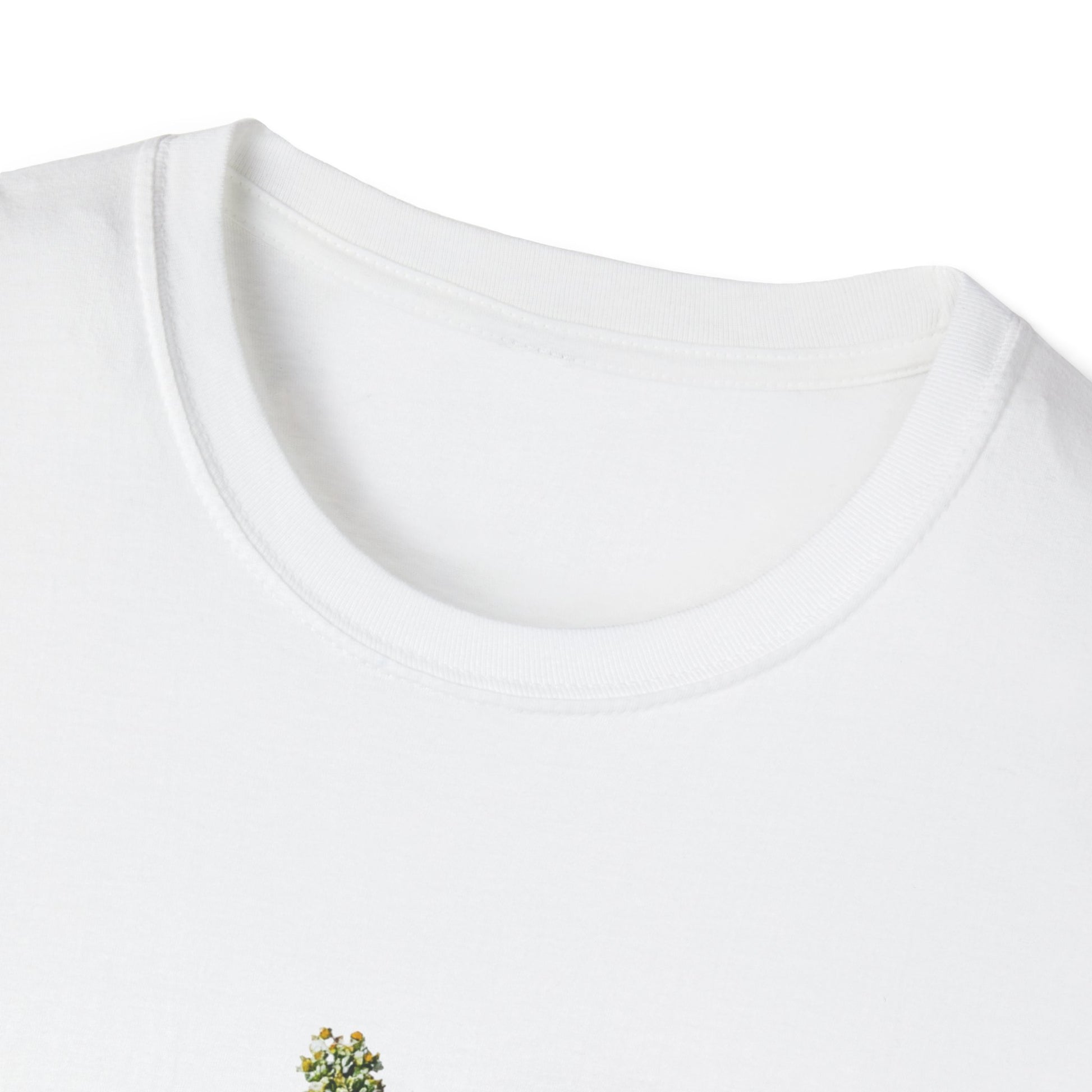 Floral book lover t-shirt featuring a delicate floral design on a white background