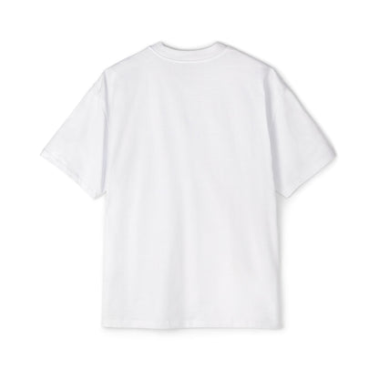 Plain white good vibes t-shirt with a classic crew neck and short sleeves