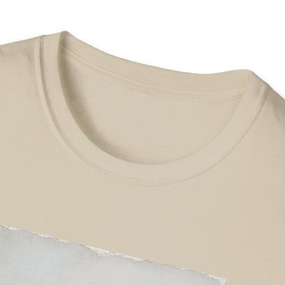 Beige heart graphic t-shirt with a soft fabric perfect for casual wear.