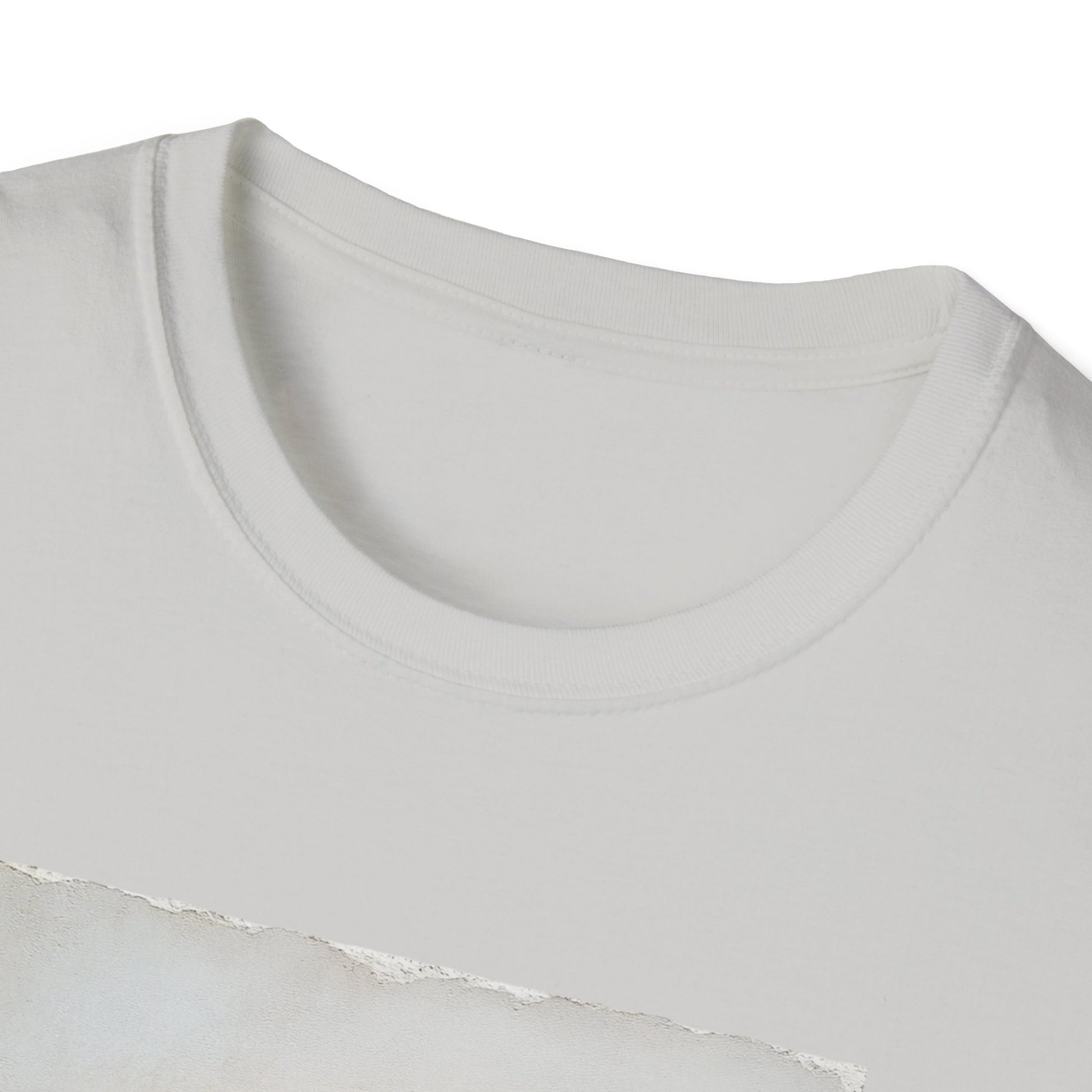 White heart graphic t-shirt with a soft, comfortable fabric for casual wear