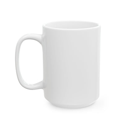 Lotus flower ceramic mug with a sleek design, perfect for coffee or tea lovers