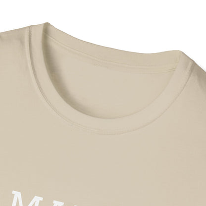 Classic beige mama tee for moms with soft cotton fabric and relaxed fit
