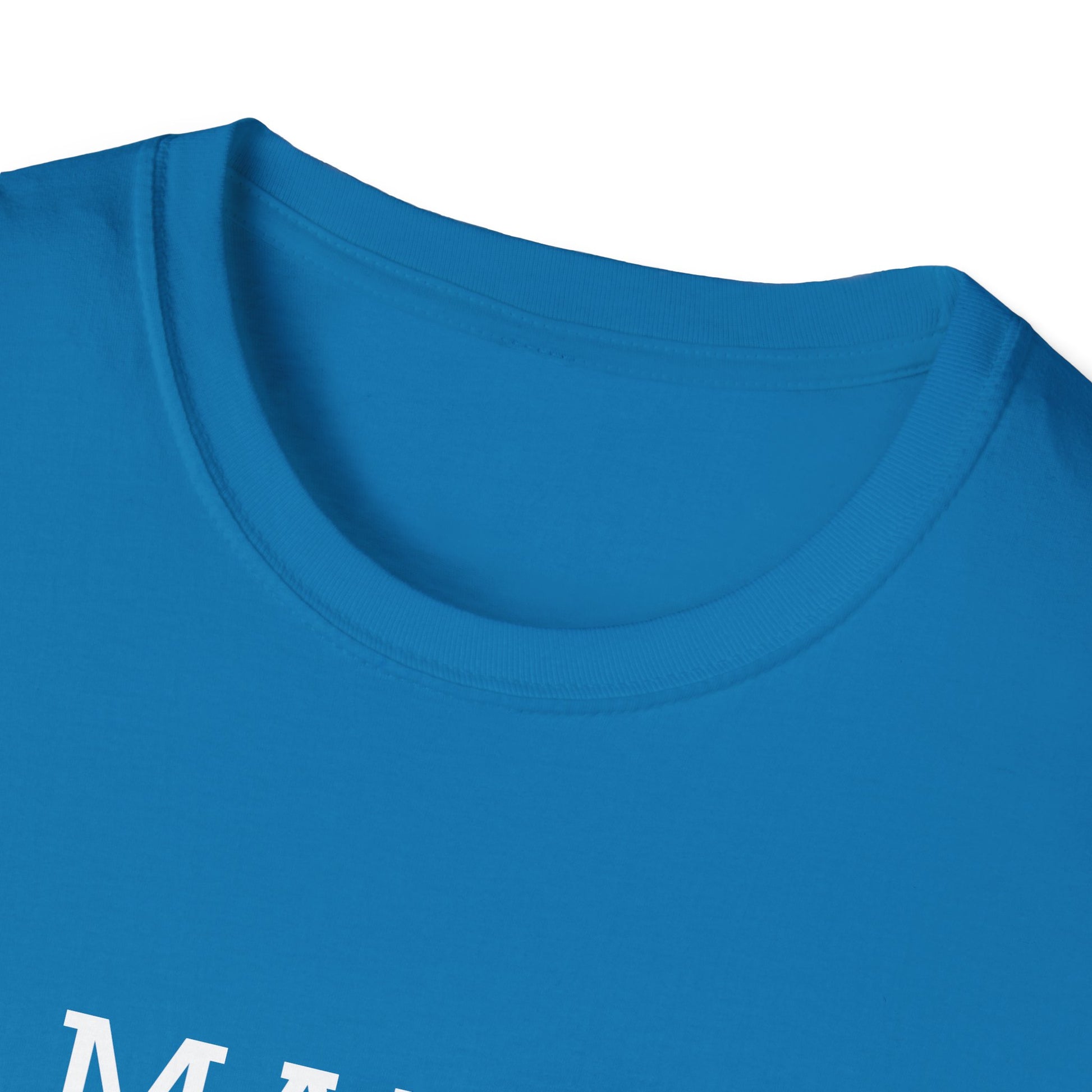 Bright blue Mama tee for moms with soft fabric and comfortable neckline for everyday wear