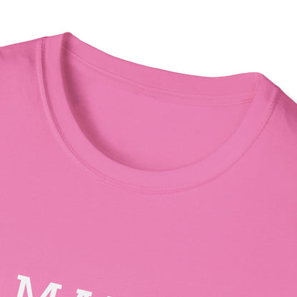 Pink Mama tee for moms featuring a comfortable crew neck design