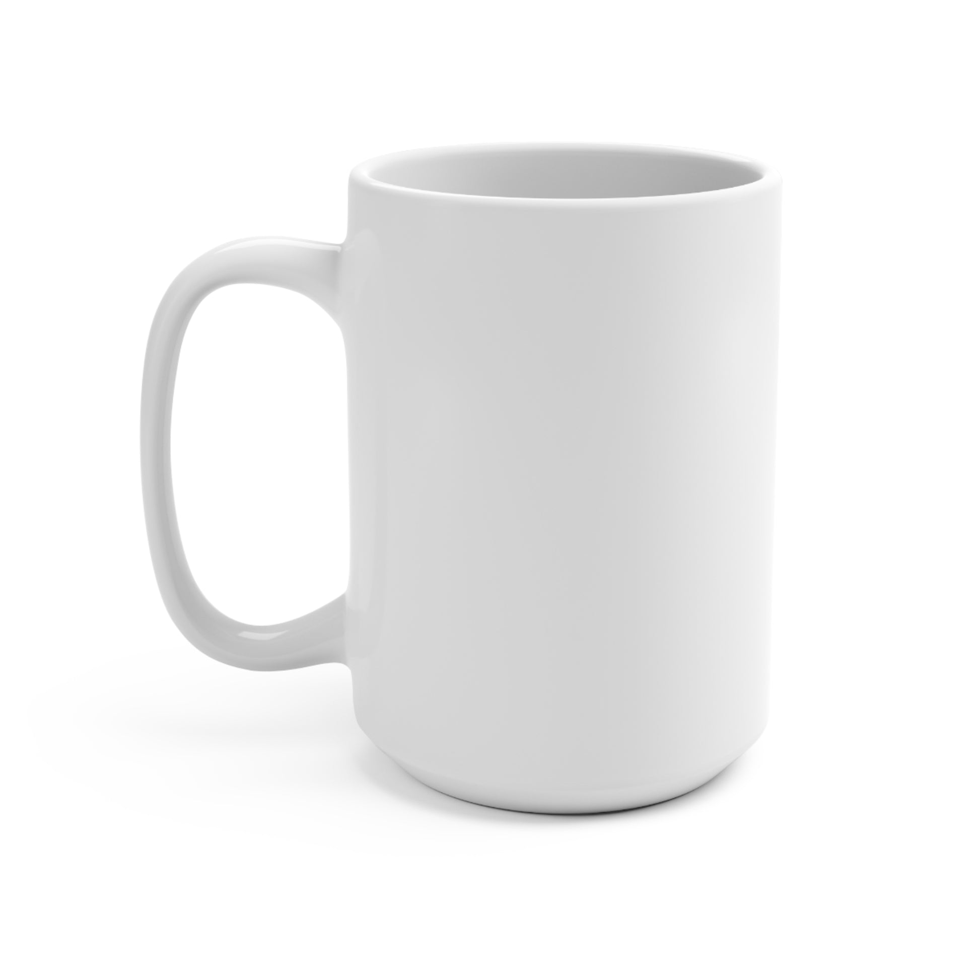 White ceramic mommy mamacita mug with a classic design for coffee and tea lovers