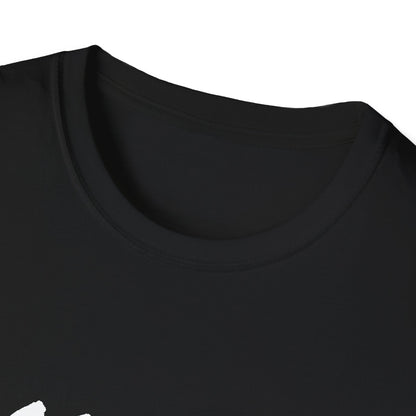 Black crew neck t shirt with partial white print and bold motivational slogan locked in t shirt motivational