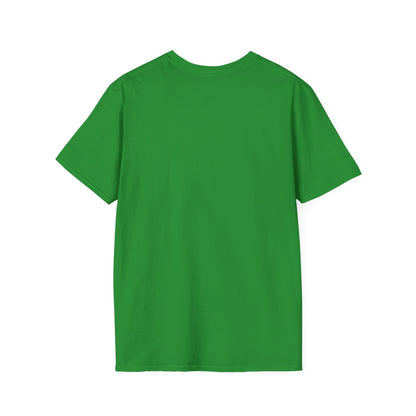 Printify plain green cotton crew neck T shirt back view casual fit for workouts and everyday wear locked in t shirt motivational