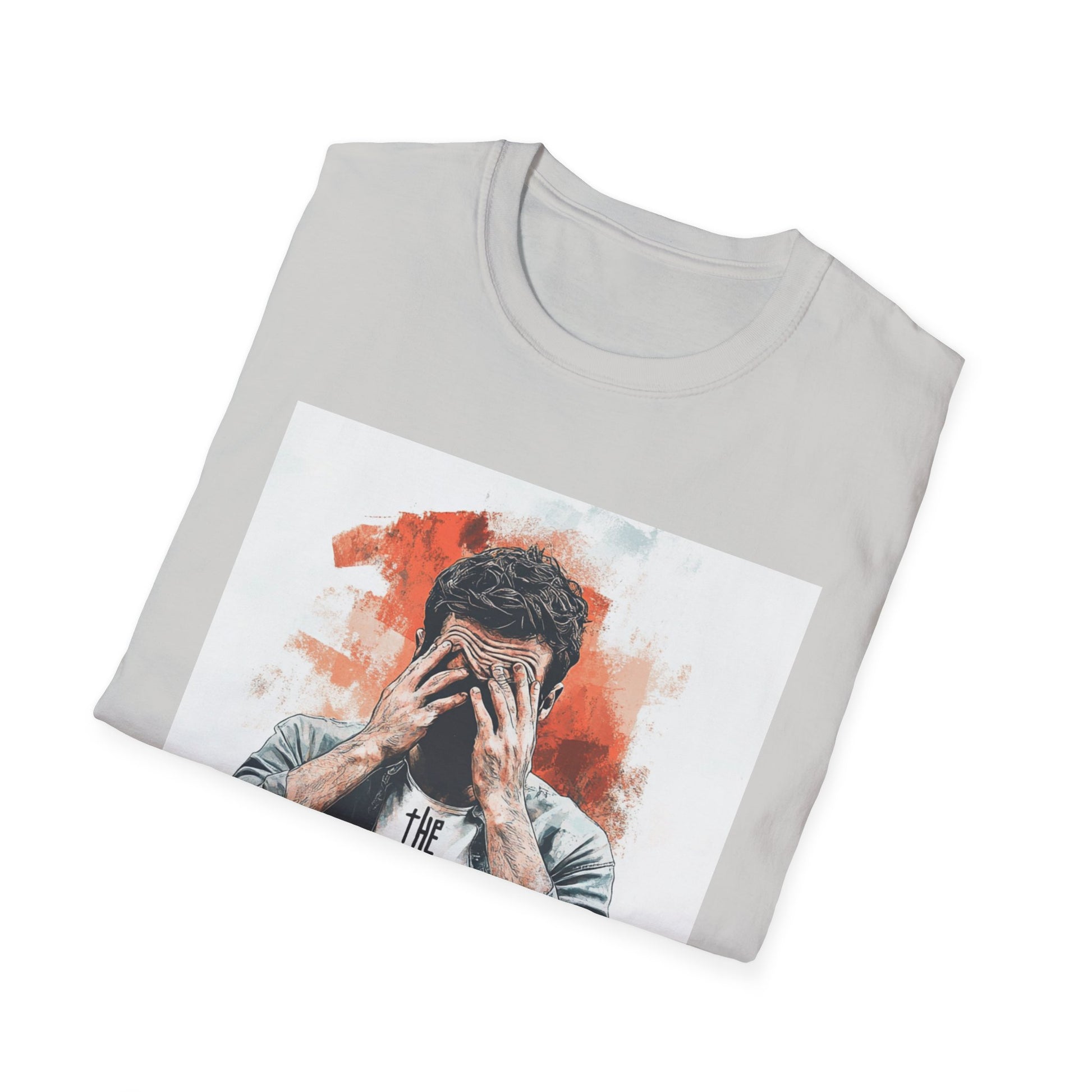 The world is a stage graphic t-shirt with a creative design and soft fabric for casual wear