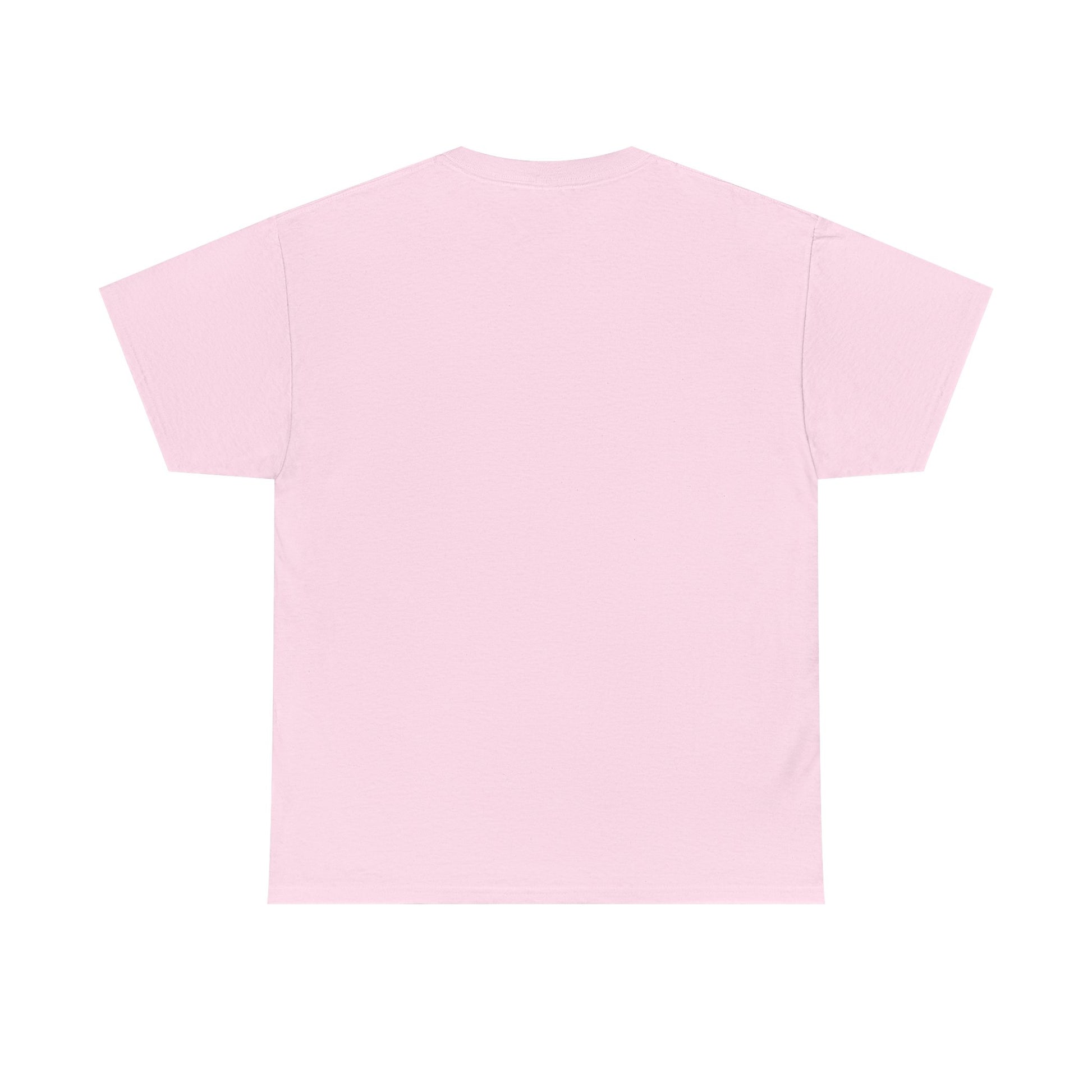 Back view of a soft pink Love is Everything T-Shirt for comfortable casual wear