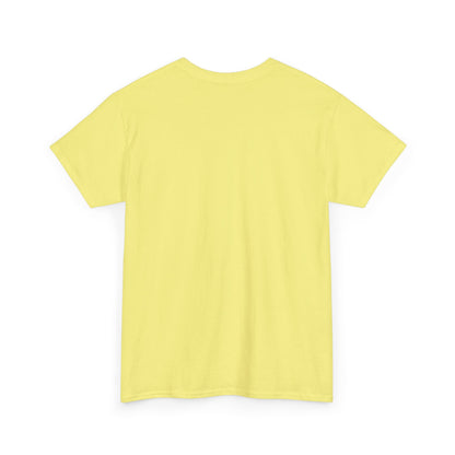 Back view of a yellow Love is Everything T-Shirt showcasing a classic fit and soft fabric