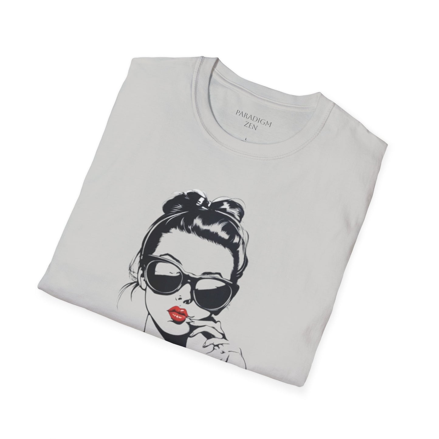 Very Cutesy Very Demure T-Shirt featuring stylish graphic of a woman in sunglasses
