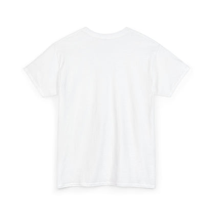 Back view of a white Yeshua inspirational t-shirt featuring a comfortable fit and classic design